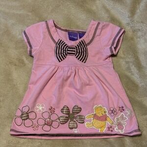 DISNEY Vintage 2000's Pooh and Piglet Baby Dress *Rare*